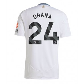 Aston Villa Amadou Onana #24 Replika Udebanetrøje 2024-25 Kortærmet